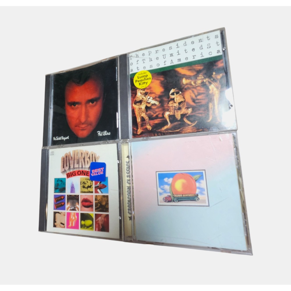 Lot of‎ 4 Rock, Blues CDs - Phil Collins, Loverboy, The Allman Brothers Band